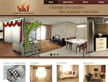 Tablet Screenshot of chamille.com.br